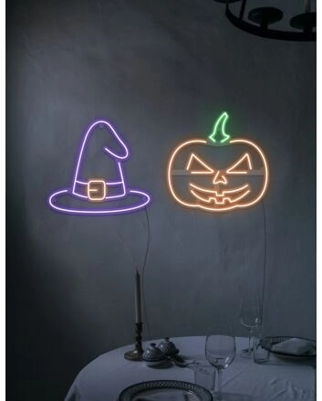 Spooky Halloween Set of 2 Neon Sign
