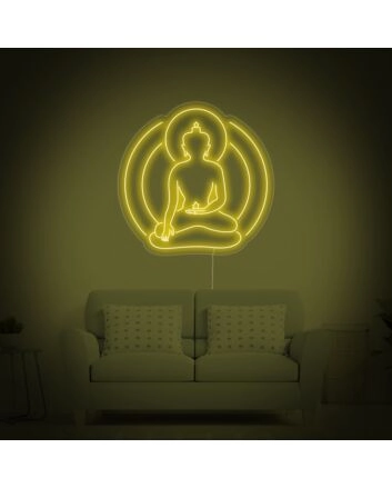 Buddha Yoga Neon Sign