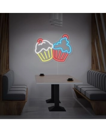 Cupcakes Neon Sign