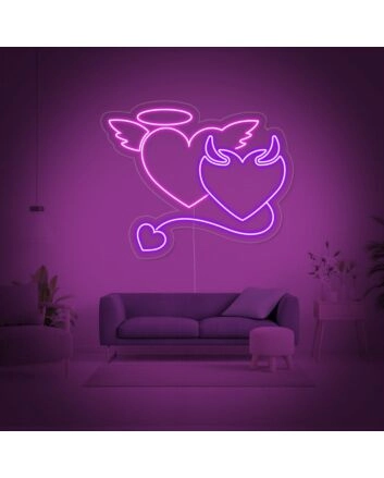 Devil Angle Neon Sign