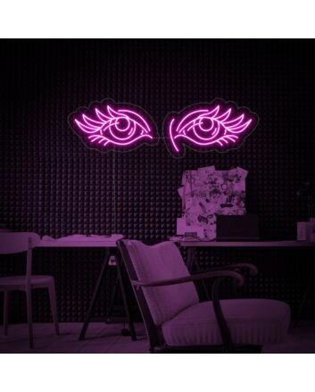 Eyes Lashes V1 Neon Sign