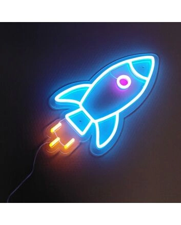 Rocket Neon Sign