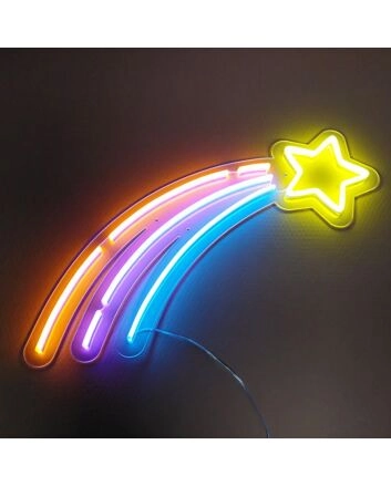 Shooting Star Neon Sign