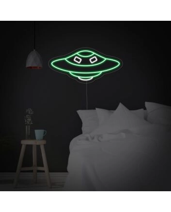 Spaceship Ufo Neon Sign