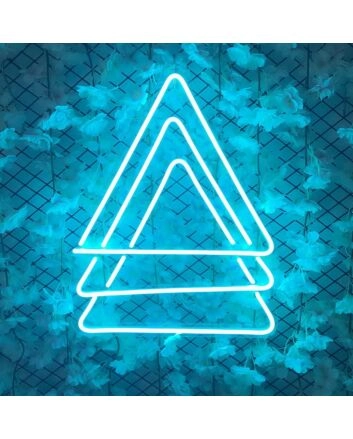 Three Triangle Neon Sign
