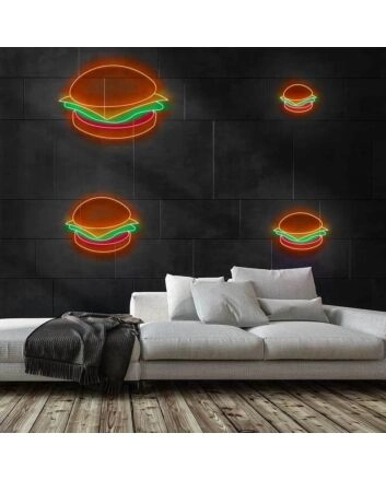 Burger Neon Sign
