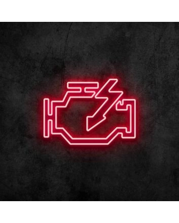 Check Engine Neon Sign