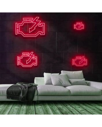 Check Engine Neon Sign