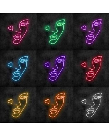 Cheeky Heart Neon Sign