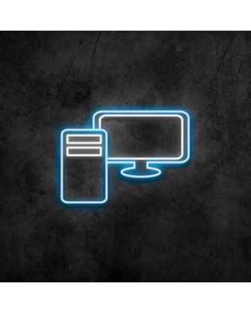 Computer Neon Sign