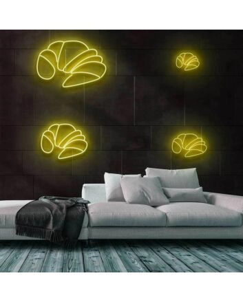 Croissant Neon Sign