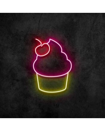 Cupcake Neon Sign