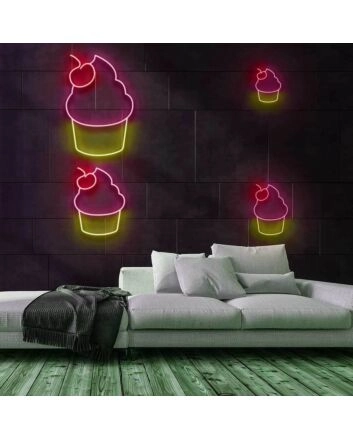 Cupcake Neon Sign