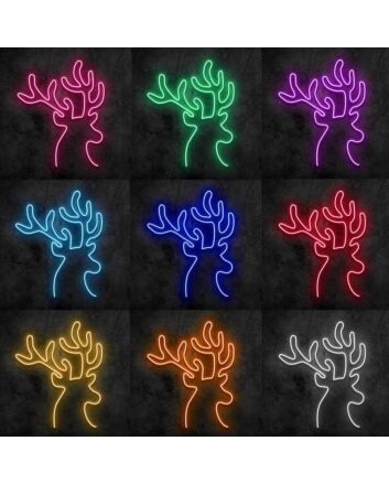 Deer Head Neon Sign