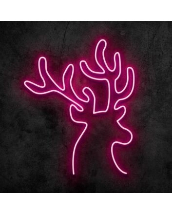 Deer Head Neon Sign