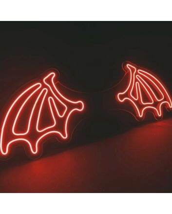 Devil Wings Neon Sign