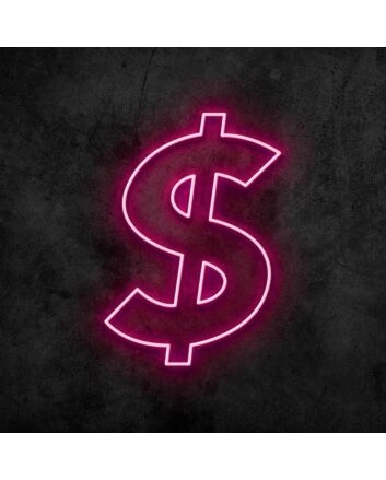 Dollar Sign Neon Sign