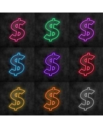 Dollar Sign Neon Sign