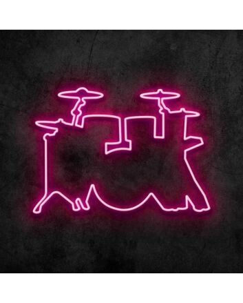Drums Neon Sign
