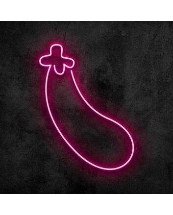 Eggplant Neon Sign
