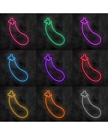 Eggplant Neon Sign