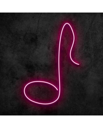 Eighth Note Neon Sign