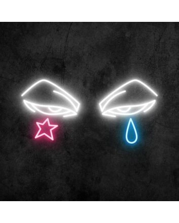 Eyes of the Clown Magician Neon Sign