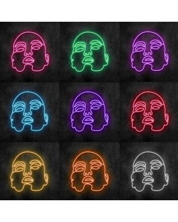 Face Neon Sign