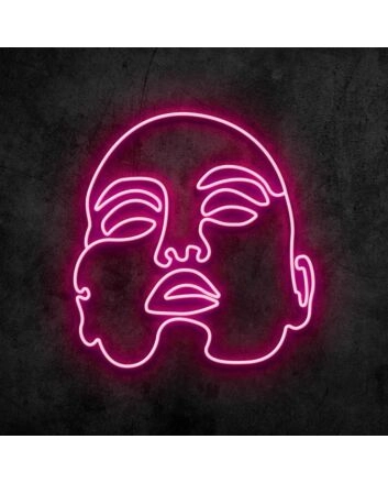 Face Neon Sign