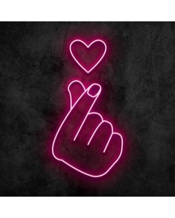Heart Hands Neon Sign
