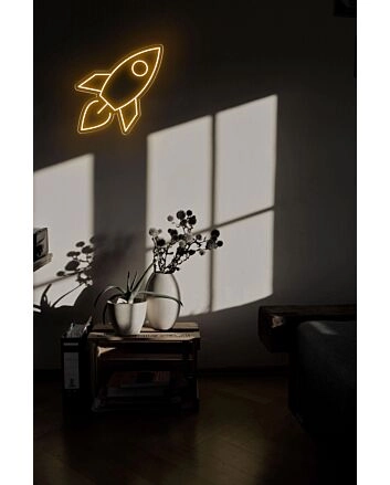 Rocket LED neon sign