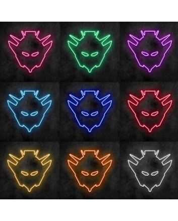 Mecha Warrior Neon Sign