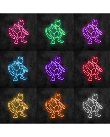 Mewtwo Neon Sign