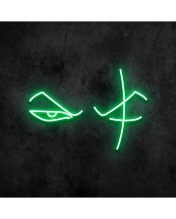 One Eyed Pirate Hunter Neon Sign