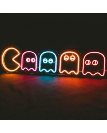 Pac Man Neon Sign