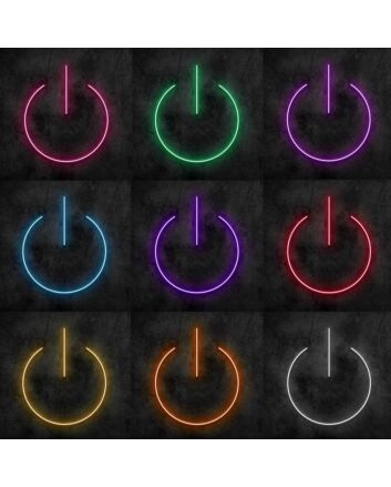 Power On Neon Sign