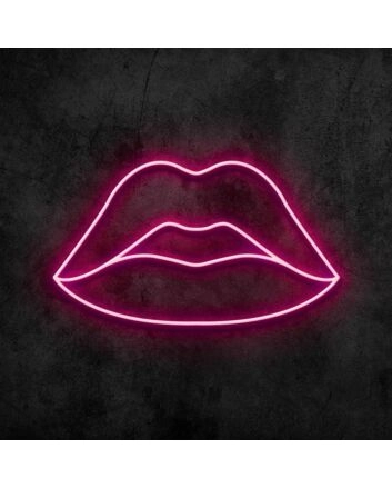 Pucker Up Neon Sign