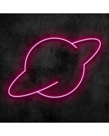 Saturn Neon Sign