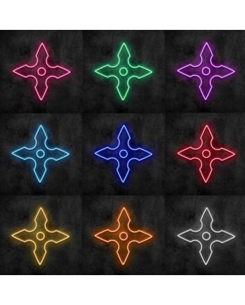 Shuriken Neon Sign