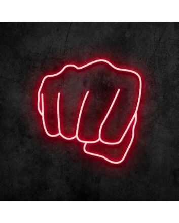 Single Punch Neon Sign