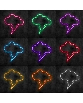 Storm Cloud Neon Sign