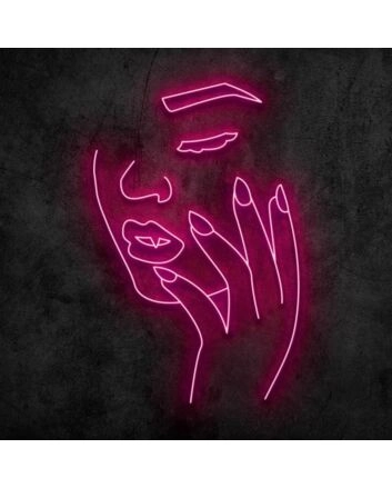 Vampire Girl Neon Sign