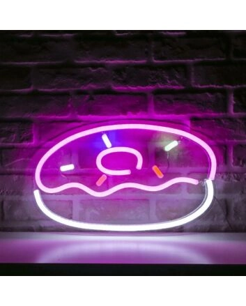 Donut Food Neon Sign