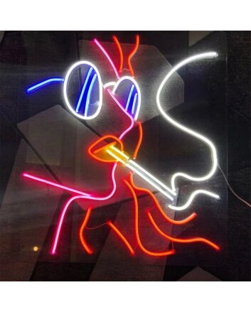 Beauty Smoking Neon Sign
