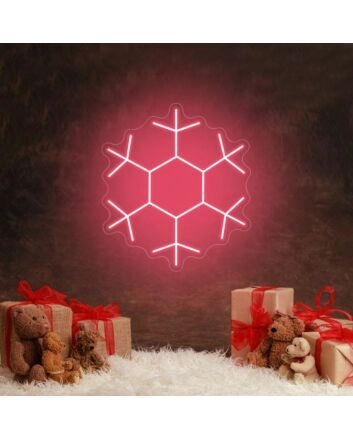 Christmas Snowflake Neon Sign