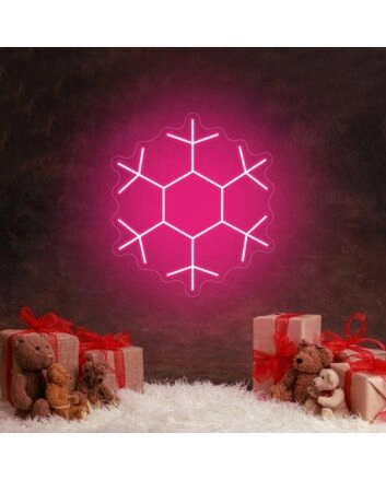 Christmas Snowflake Neon Sign