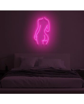 WOMAN BODY V2" LED Neon Sign