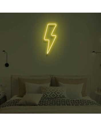 LIGHTNING BOLT" LED Neon Sign