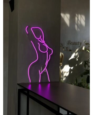 Girl Silhouette &#8211; Led Neon Sign