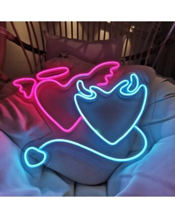 Angel and Devil Led Neon Sign